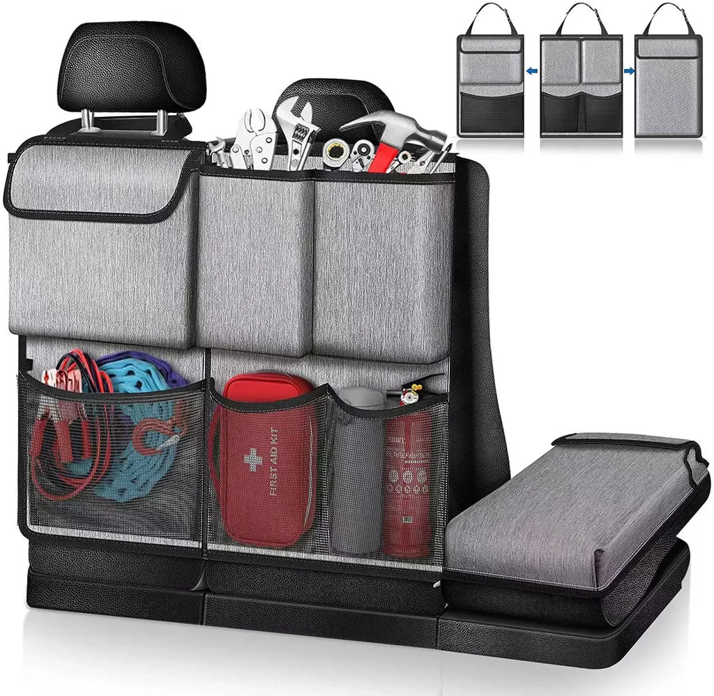Car Trunk Organizer Backseat Storage Bag High Capacity Multi-use Oxford Cloth Car Seat Back Organizers Interior Accessories