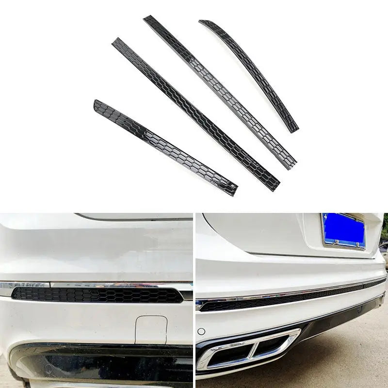 Black Car Accessories For VW Tiguan R-Line 2017 2018 2019 2020 2021 2022 2023 Exterior Rear Bumper Fog Light Lamp Cover Trim