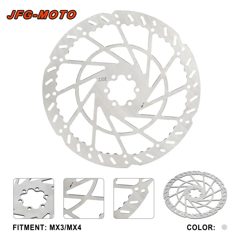 Front Brake Disc Durable Brake Disc Motorcycle Accessories For TALARIA Sting MX3 MX4 Electric Vehicle Dirt E-Bike Alloy Steel