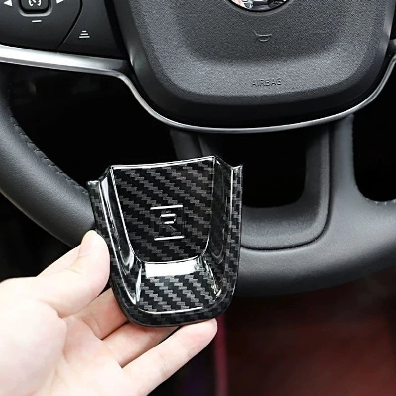 For Volvo XC40 C40 car interior decoration with ABS car accessories, carbon fiber texture, black gloss