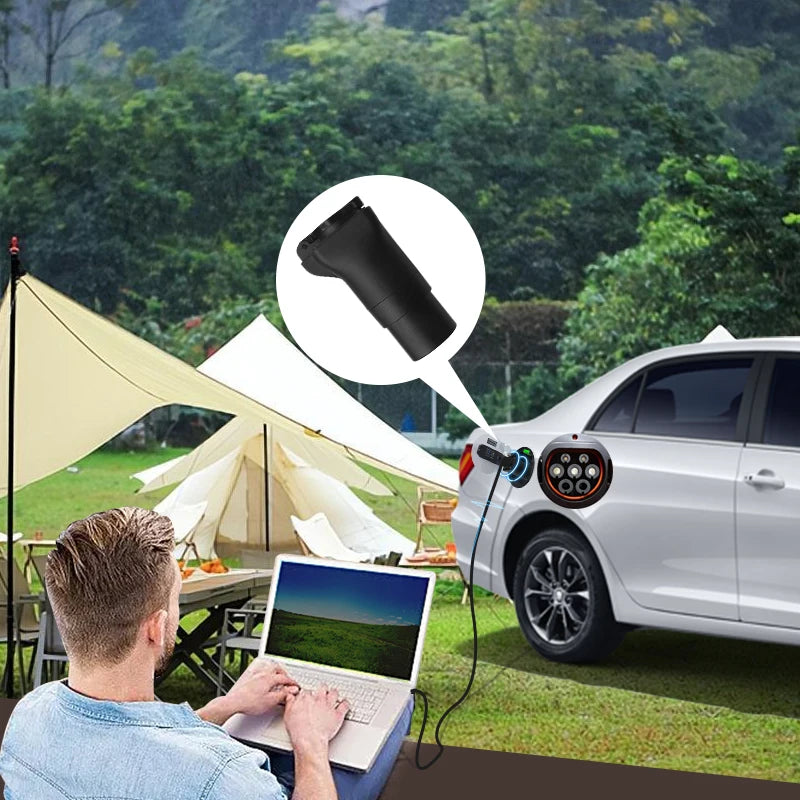 Eletric Vehicles Discharger  Type 2 GBT 3.5KW 16A 250V EU Socket for Electric Car Side V2L For BYD Volkswagen  Not type 2