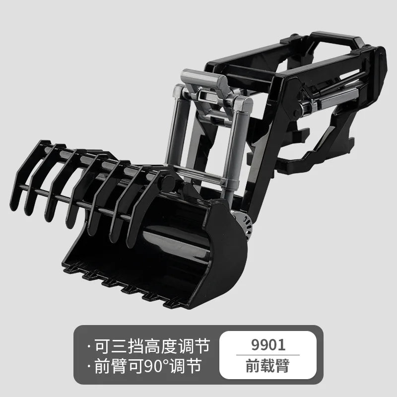 Camión tractor con remolque RC 1/24, vehículo agrícola eléctrico de ingeniería de 2,4 G, cosechadora, equipo agrícola, juguetes para niños, regalos.