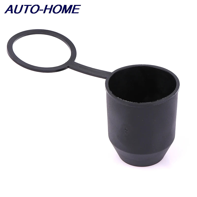 Universal 50mm Auto Tow Bar Ball Cover Accessories Durable Black Cap Towing Hitch Caravan Car Trailer Towball Protective Cover