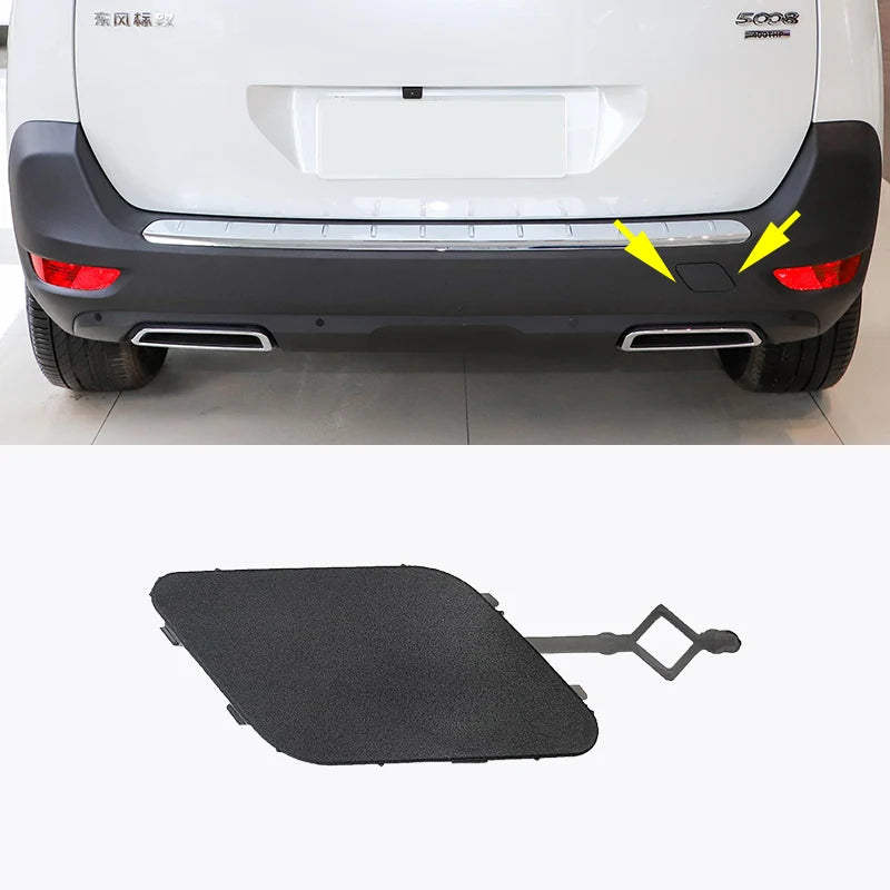 Suitable for Peugeot 3008 4008 5008 rear bumper trailer cover, tow hook cover, traction hook cover