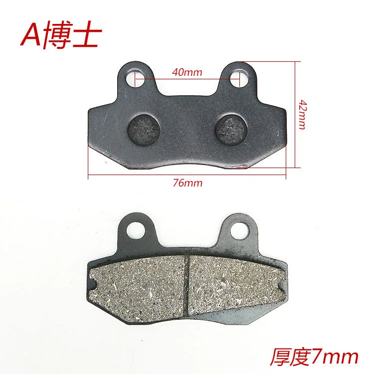 Pastillas de freno de disco delanteras y traseras para motocicletas de 50 cc, 125 cc, 150 cc y 250 cc, CBR, CRF, CTCT, CBX, scooter y ciclomotor.