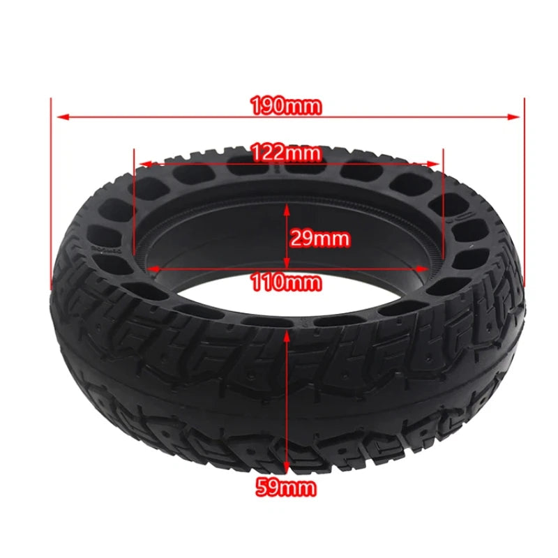Thickened 8  Inch Tubeless Off-Road Tyre for  Suitable for small Wear-resistan Rubber Tire Electric Scooter Tires