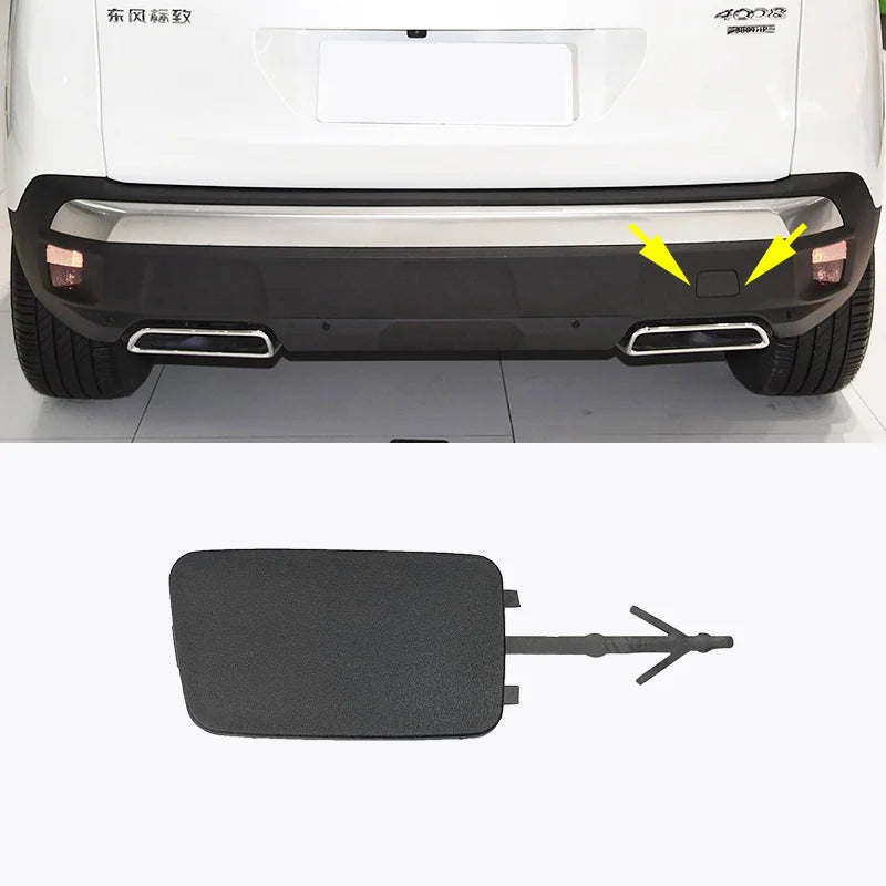 Suitable for Peugeot 3008 4008 5008 rear bumper trailer cover, tow hook cover, traction hook cover