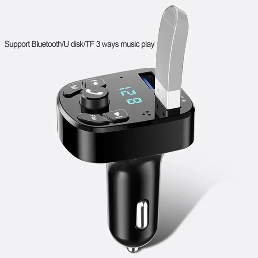 Car Charger FM Transmitter Bluetooth Audio Dual USB Car MP3 Player Autoradio Handsfree Charger 3.1A Fast Charger Car Accessories