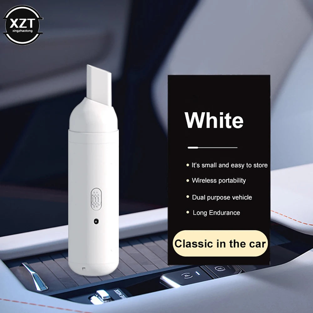 Hot Sales Car Vacuum Cleaner Large Suction Portable Cleaning Car Mini Wireless USB Handheld Rechargeable Vacuum Cleaner