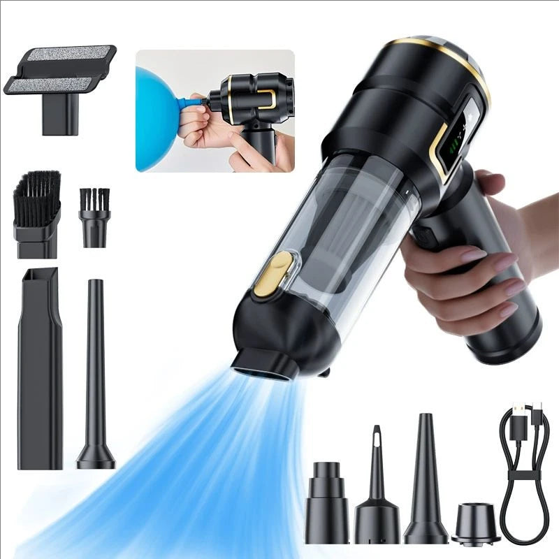Zai Xiao Car Vacuum Cleaner 998000PA Mini Cordless Powerful for Home Handheld Blower Car Cleaner Portable Car Vacuum Cleaner