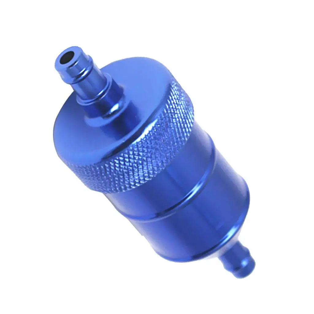 8mm 5/16'' Universal Chrome Aluminum Fuel Filter Car Petrol Inline Filtro de combustible le filtre a carburant