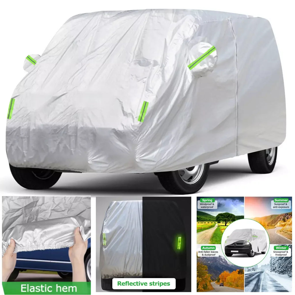Waterproof Car Covers Outdoor Full Car Cover Sun Protector Fit For VW Transporter T3/4/5/6 Truck Snow Rain Dust Proof Car Cover