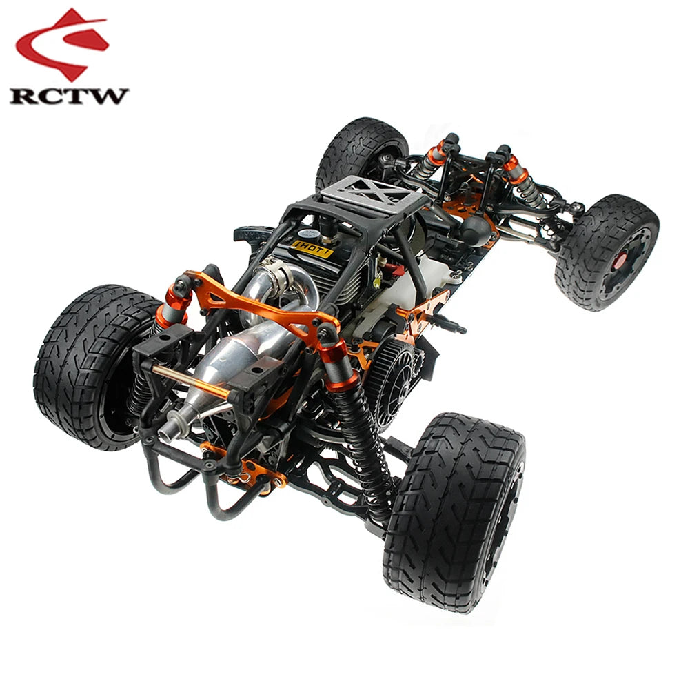 Front OR Rear on Road Tire with Wheel Hub Set for 1/5 Hpi Rovan Km Baja 5B SS