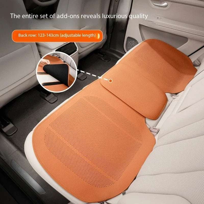 Soft Leather Car Seat Cover, Luxury Breathable Front Seat Protector Cushion For Volvo XC40 XC60 XC90 S90 V90CC S60 V60CC V40 S80