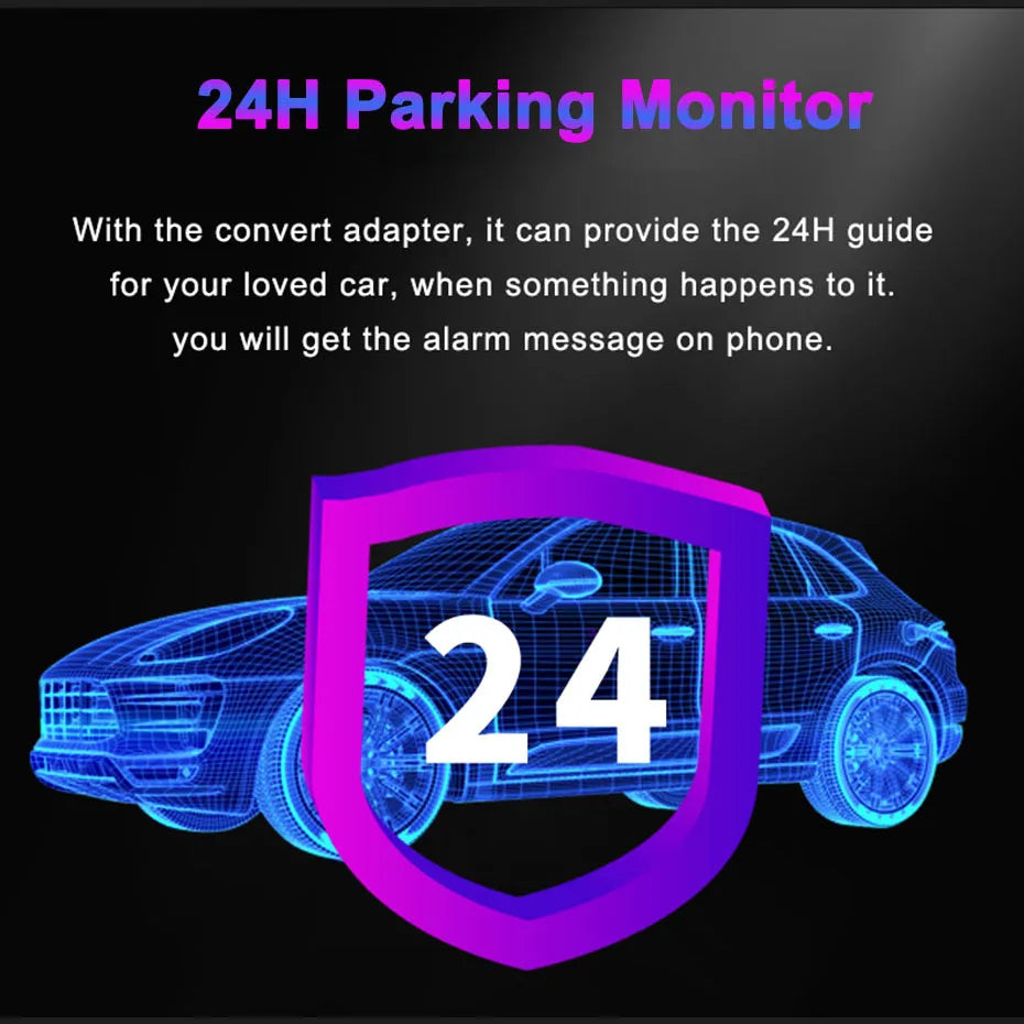1080P Car Dashcam 4K 5K Video Recorder 24 Hours Front and Rear Car Camera Electronic Products Black Box APP Control Accessories