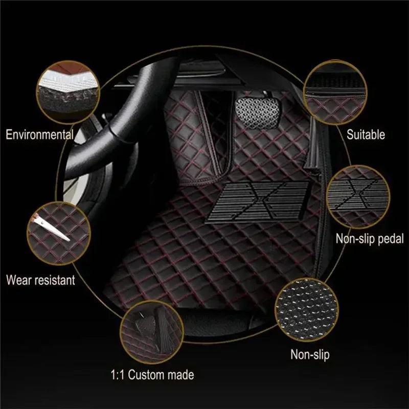 Car Floor Mats For MG eHS  2020 2021 2022 2023 2024 2025 2026 Waterproof Full Set Floor Mats For Cars Accessories
