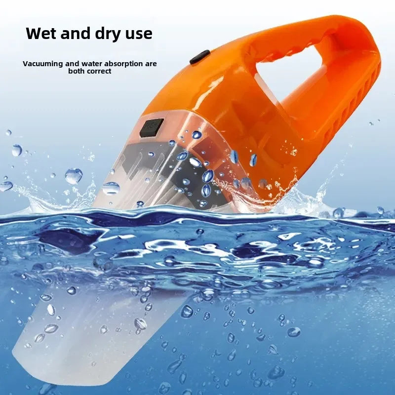 Hot-selling portable high-power motorcycle vacuum cleaner, suitable for cars and homes, handheld wet and dry vacuum cleaner