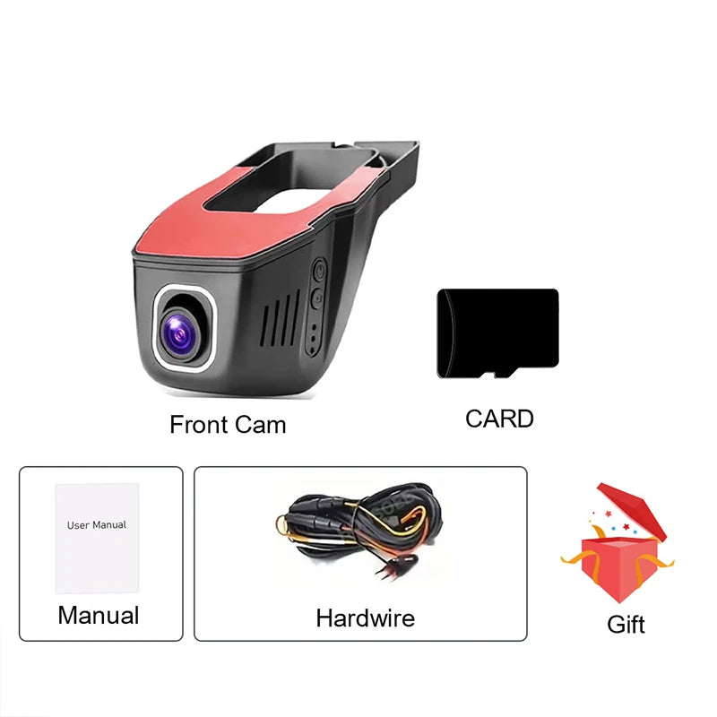 1080P Car Dashcam 4K 5K Video Recorder 24 Hours Front and Rear Car Camera Electronic Products Black Box APP Control Accessories