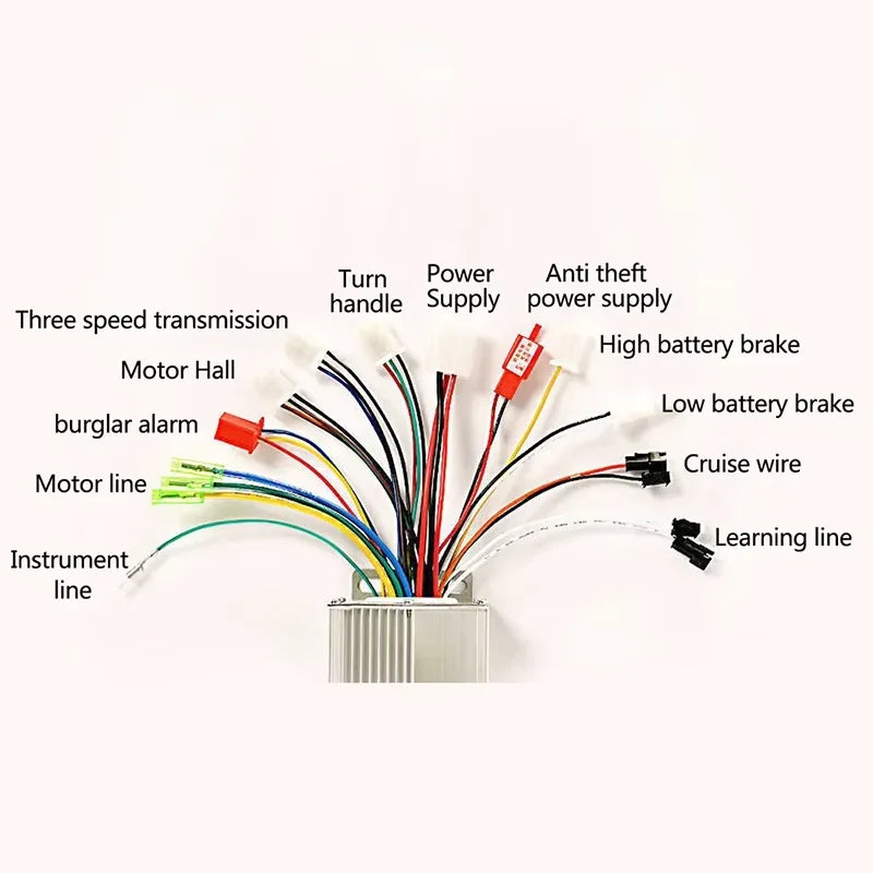 Electric Bicycle Accessories 36V/48V Electric Bike 350W Brushless DC Motor Controller For Electric Bicycle E-bike Scooter