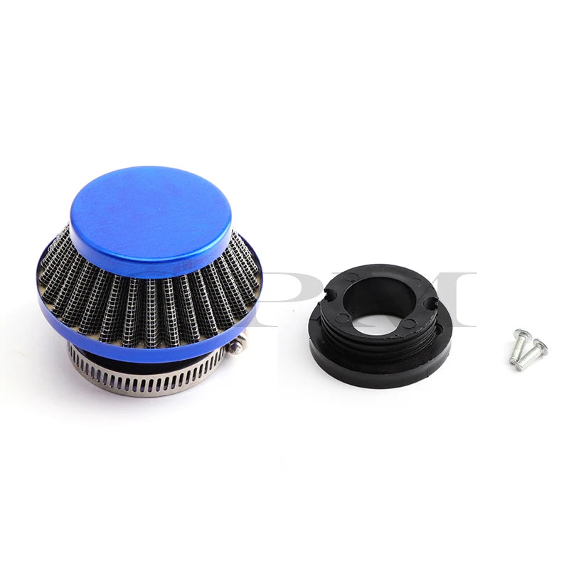 42mm Air Filter with Connector For Pocket Bike Minimoto Quad ATV Dirt Bike Go Kart Buggy 47cc 49cc 2 stroke engine carburetor