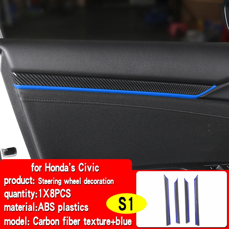 Suitable for 10th generation Honda Civic 2016-2021 car interior decoration center console air outlet gear decoration accessories