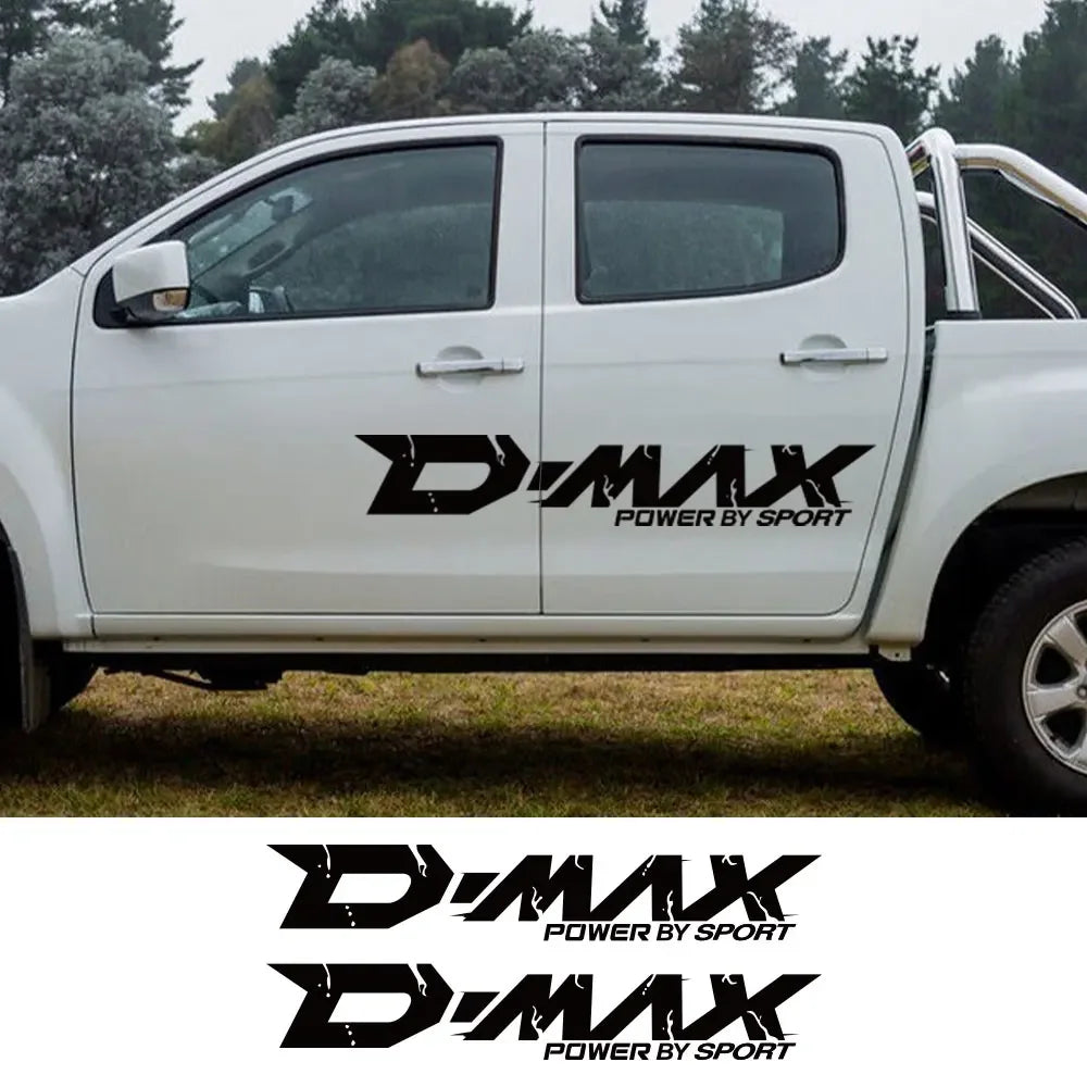 Pickup Body Side Stickers For Isuzu Dmax D Max Truck Hood Car Tailgate Decor Decals Trunk Vinyl Covers Auto Tuning Accessories