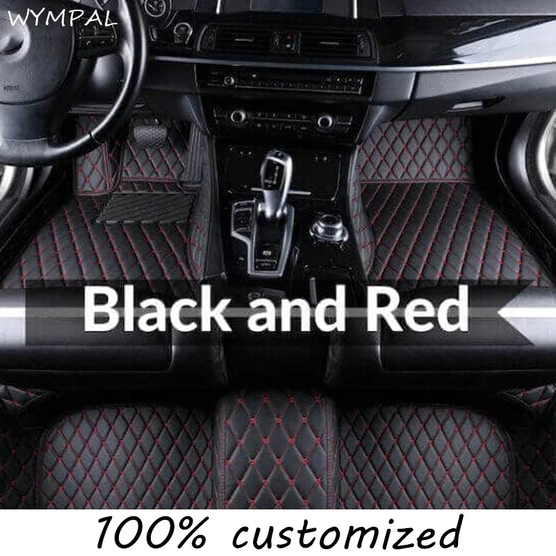 Custom Automotive Car Floor Mats For Mercedes W203 2001 2002 2003 2004 2005 Auto Luxury Leather Men Women Car Mats Full Coverage