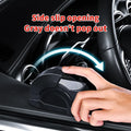 Auto Truck Accessory, Portable Garbage Can & Smokeless Ashtray with Lid, Stainless Steel Liner, Door Mounted