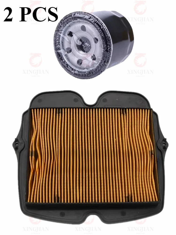 Motorcycle Air Filter Oil Filter For HONDA VFR1200 VFR1200F 2010-2012 VFR1200X Crosstourer Highland 2012-2018 Intake Cleaner
