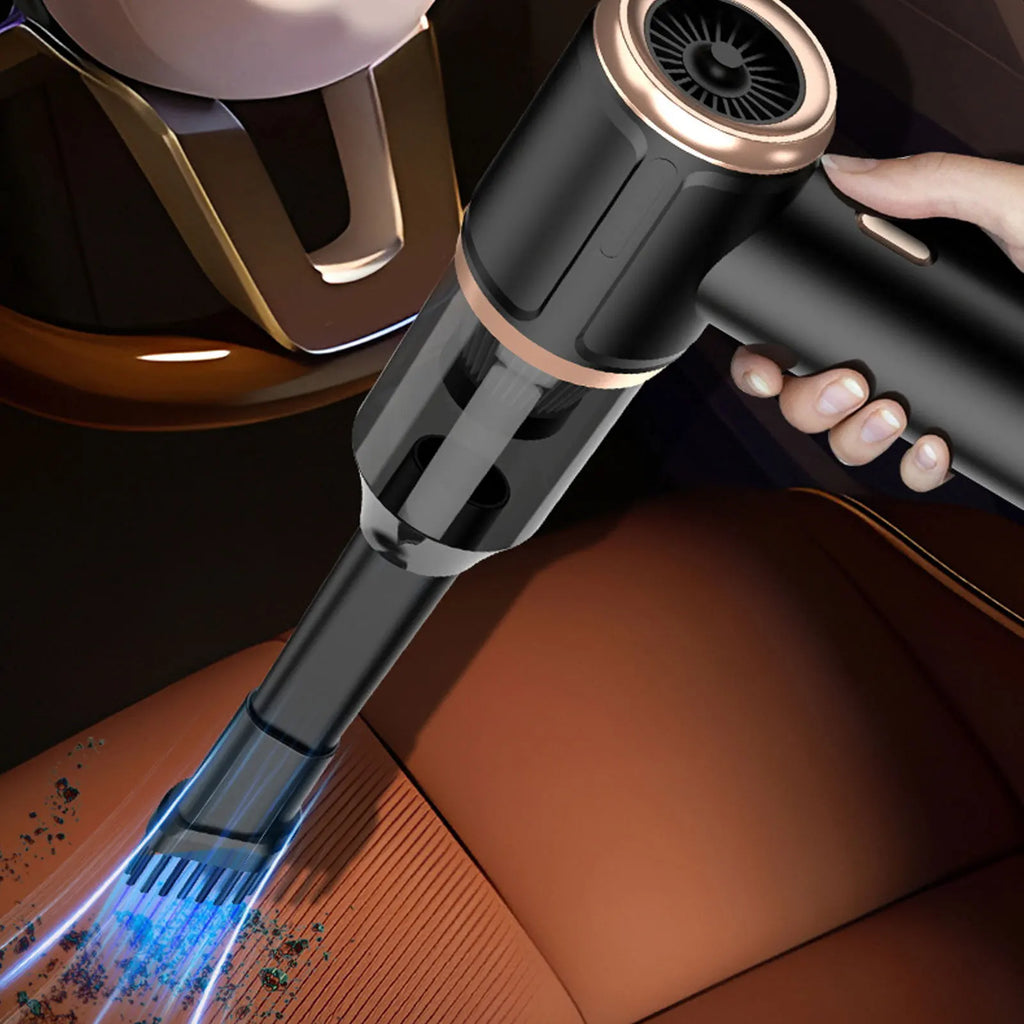 4 in 1 Handheld Vacuum Cleaner 45000PA Cordless Vacuum Car Air Duster Type C Charging with Washable Filter for Home Office Pet