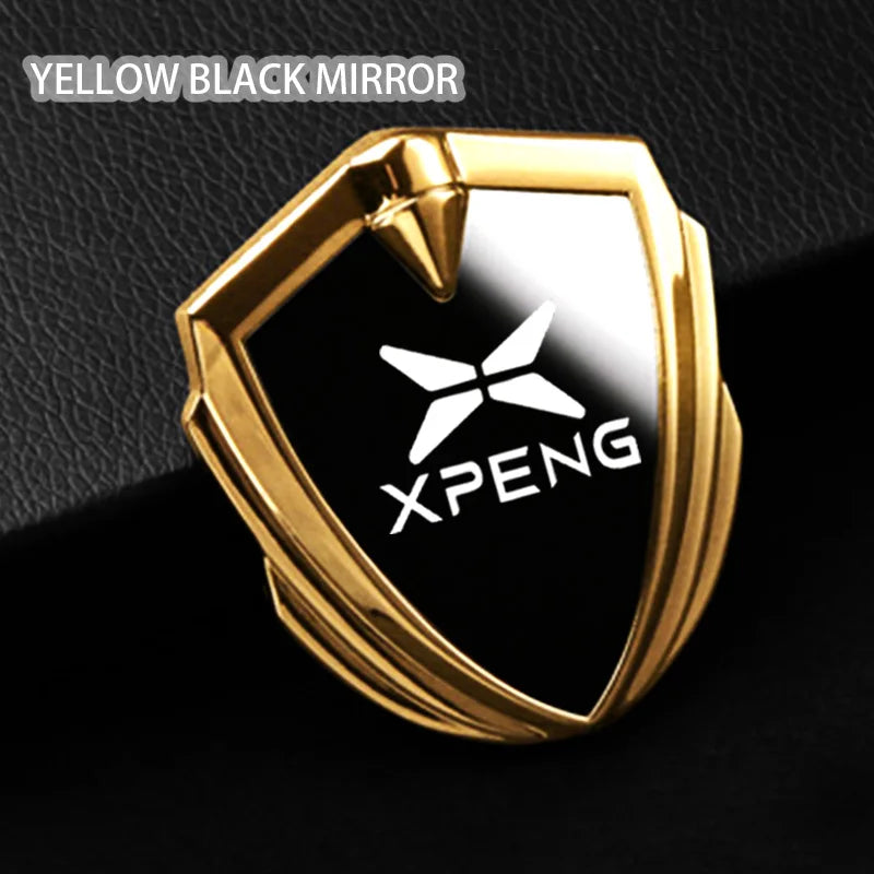 For Xiaopeng Xpeng G6 G9 P7 P7I G3 G3i P5 MONA M03 2025 Accessories Car Body Metal Shield Decorative Sticker Modification Emblem