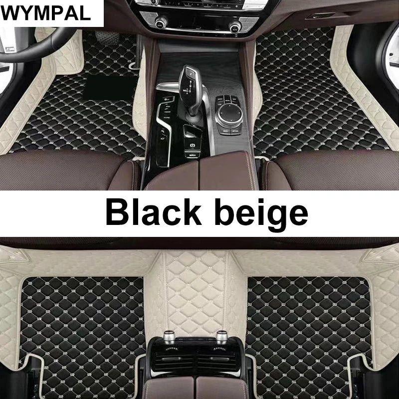 Car Floor Mats For Audi 80 Cabriolet B4 1992 1993 1994 1995 1996 Water Proof Pads Floor Carpet Car Mats Full Set Car Accessories