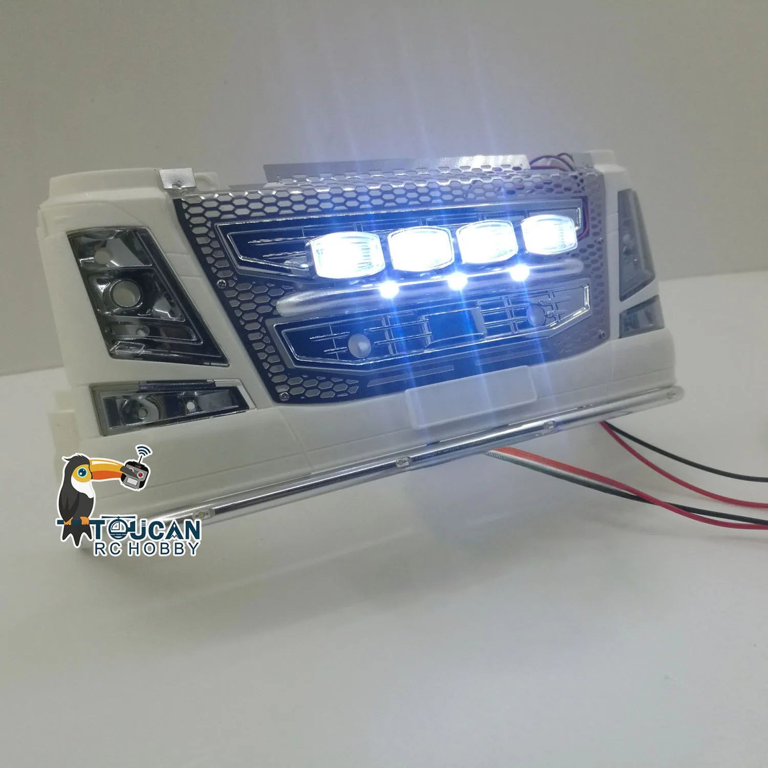 Repuestos para luz delantera de camión RC, faro LED para juguetes 1/14, radiocontrol, tractor, camión, coche 56360, 56323, accesorios TH23465