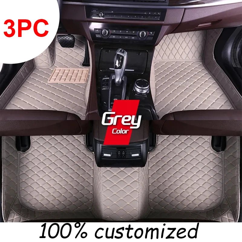 Car Floor Mats For Mazda2 Mazda 2 Demio  DJ DL 2015~2022 Leather Mat Rugs Carpets Interior Parts Car Accessories
