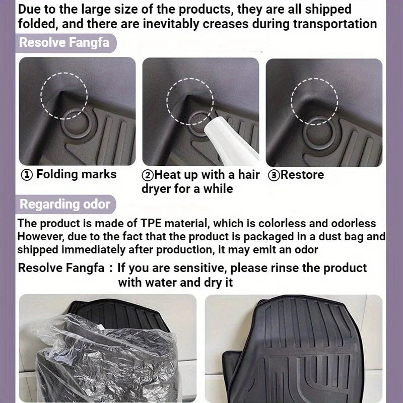 For Suzuki Jimny JB74 JB64 2019-2022 Car Floor Mats--3pcs，Floor Mats，，all weather floor mats，car floor mats