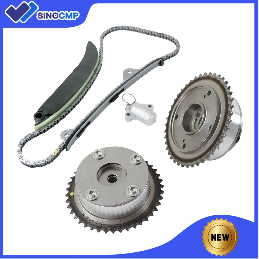 24321-2E200 243212E200 Timing Chain Kit w/ Intake + Exhaust Camshaft Sprocket for Hyundai KIA Elantra Sonata Tucson 2.0 G4NC