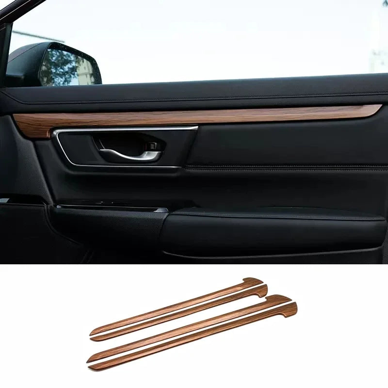 For Honda CRV CR-V 2017 2018 2019 2020 2021 2022 Peach Wood Interior Accessories Decoration Cover window switch gear panle cover