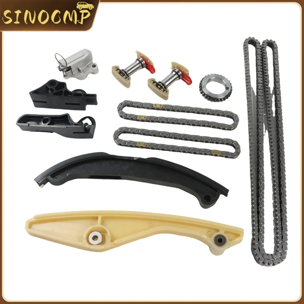 1SET Timing Chain Kit For Ford Edge Explorer Eplorer F150 Flex Mutang Taurus Transit Lincoln 3.5L 3.7L Engine Car Replace Parts