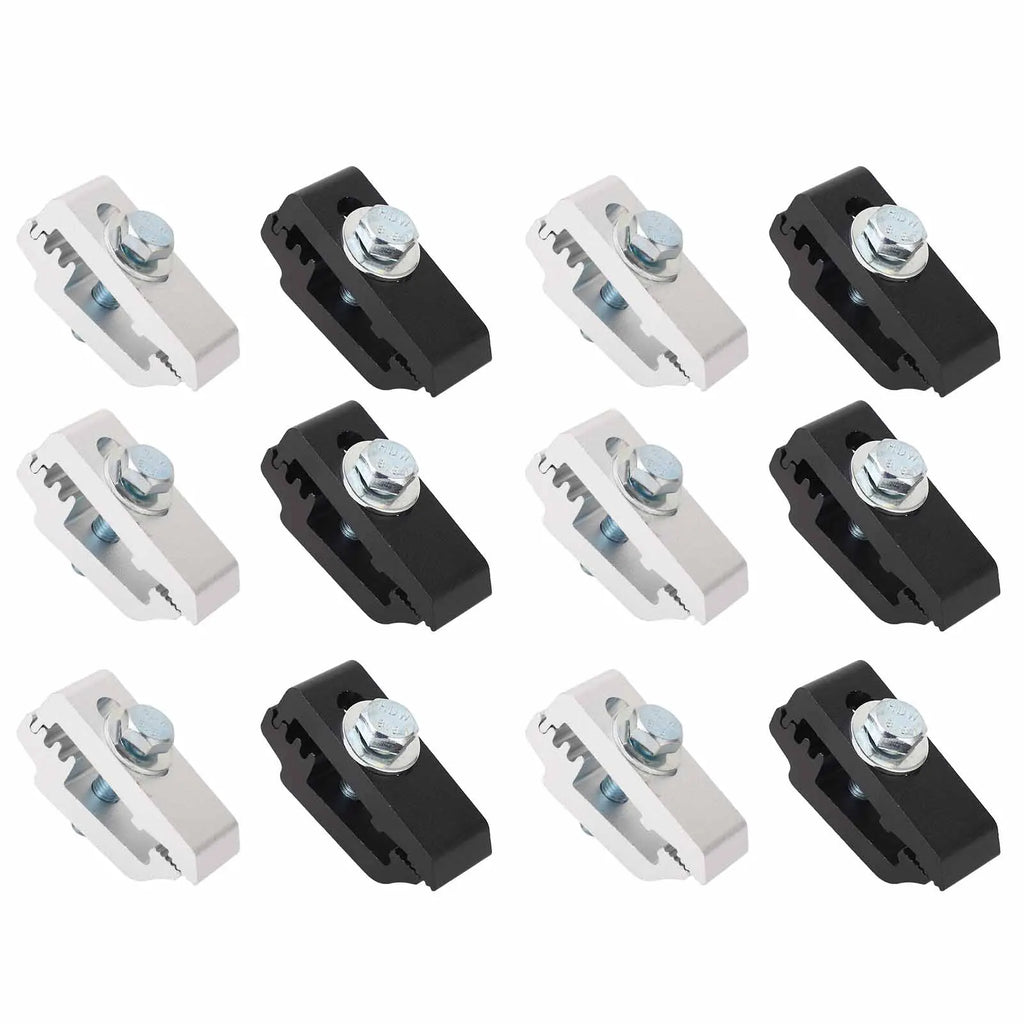 6Pcs/Set Aluminum Truck Bed Mounting Clamps Fasteners Kits 1112514 For Trucks Roof Covers And Camper Accessories