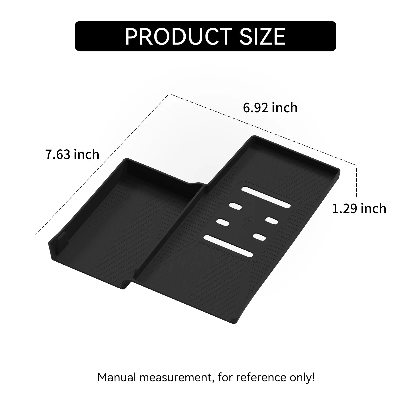 for Kia Sorento 2021- 2025 Phone Wireless Charging Mat Protective Pad Storage Box Organizer Car Interior Accessory（North Us）