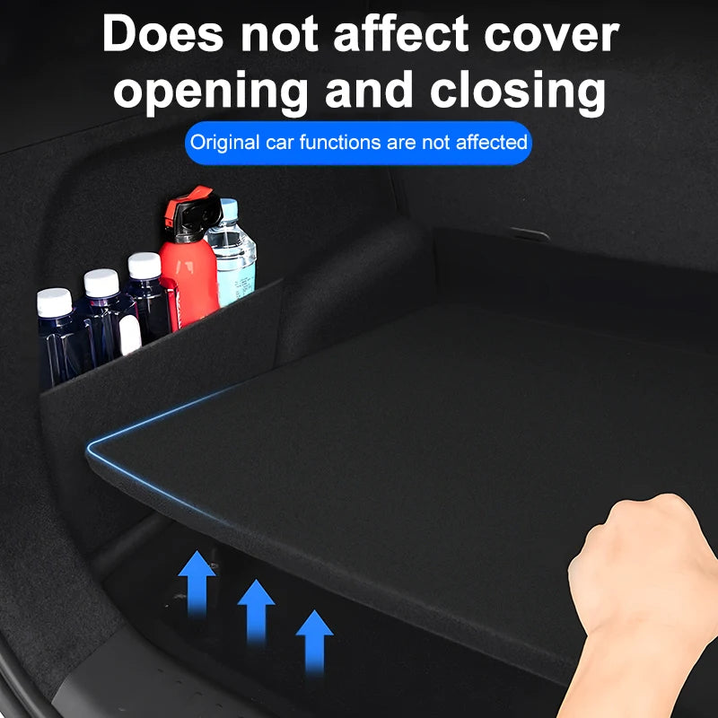 Car Organizer Trunk Side For Kia K5 Optima JF 2016-2020 2017 2018 MK4 Partition Trunk Interior Storage Box Part Auto Accessories