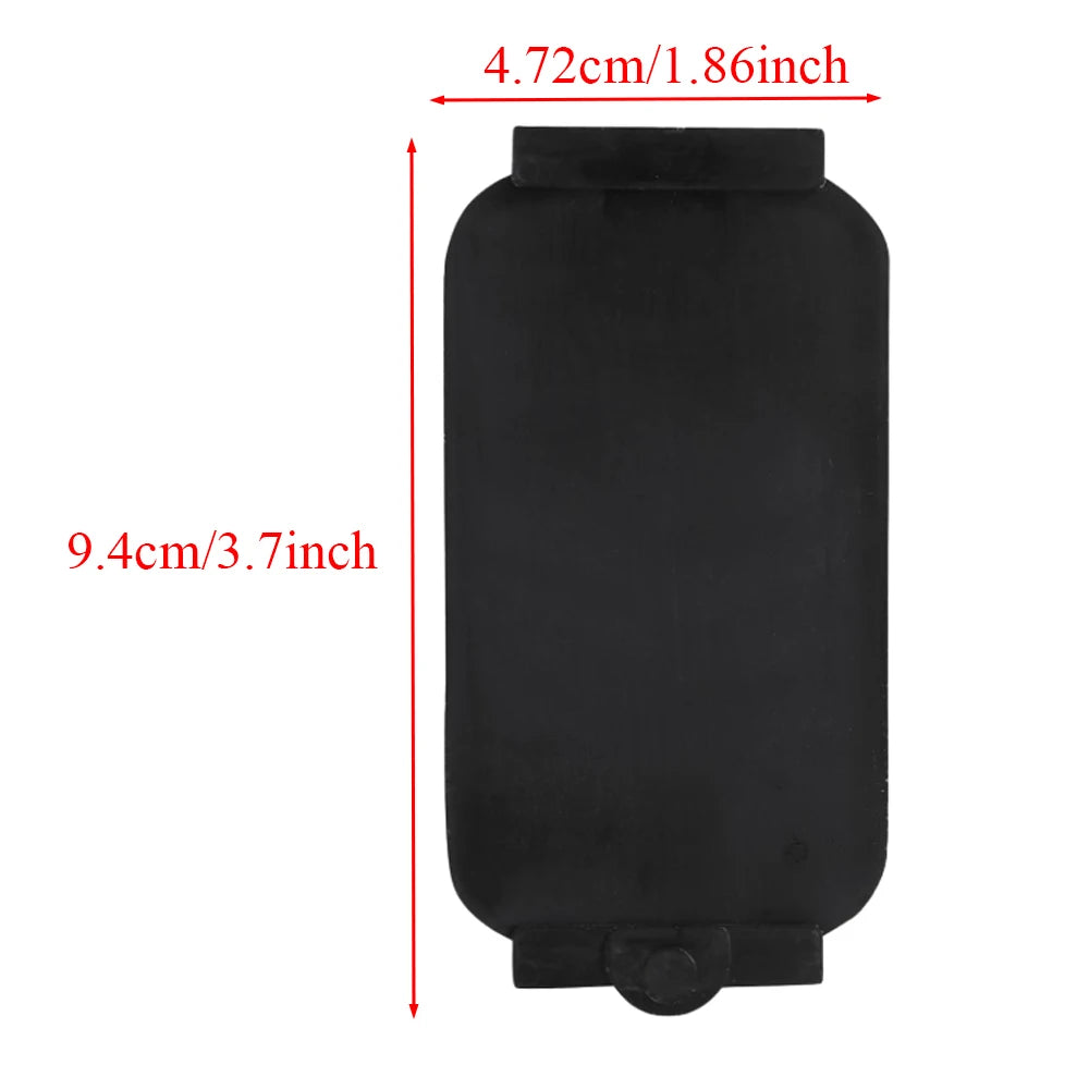 2pcs Black Truck Bed Rail Stake Pocket Trim Cover Plug End Cap for Ford F-150 2015-2024 F-250 F-350 Super Duty 2017-2024