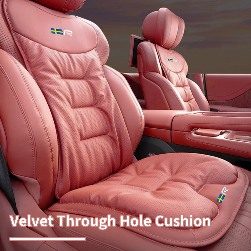 Car Accessories Seat Velvet Protector Cushion For Volvo R AWD C30 C70 S60 S80 S90 T6 V40 V50 V60 V70 V90 XC40 XC60 XC70 XC90