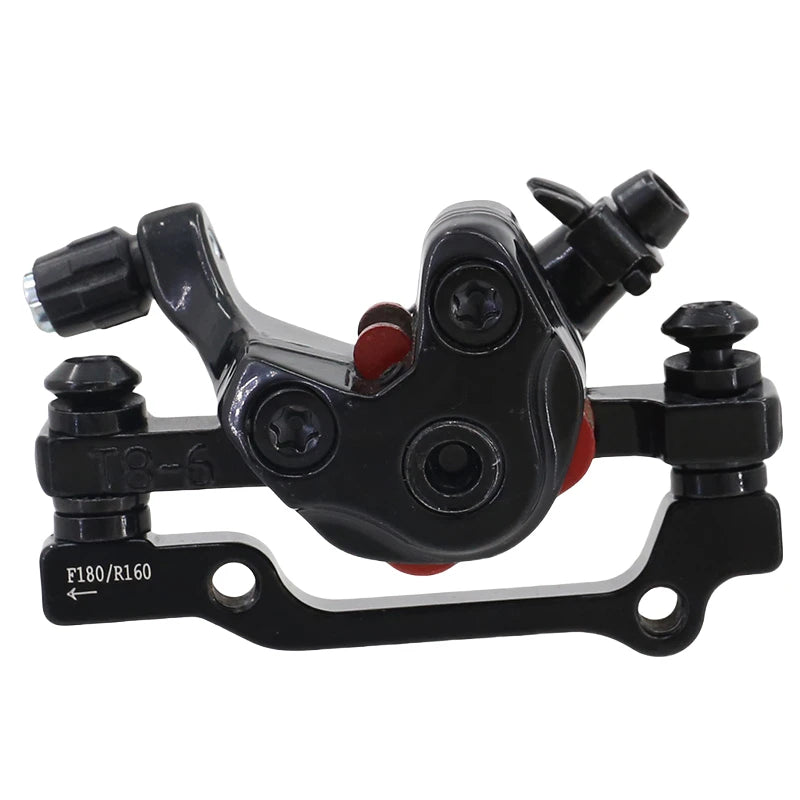 High quality disc brakes with cold mechanical calipers are commonly used as spare parts for electric scooter modification