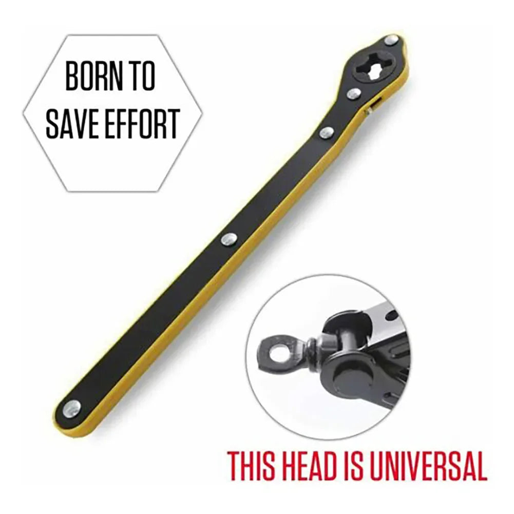 Car Scissor Ratchet Wrench Garage Tire Wheel Lug Wrench Handle Repair Tool Automobile Laborsaving Wrench Joystick Wrench Adapter