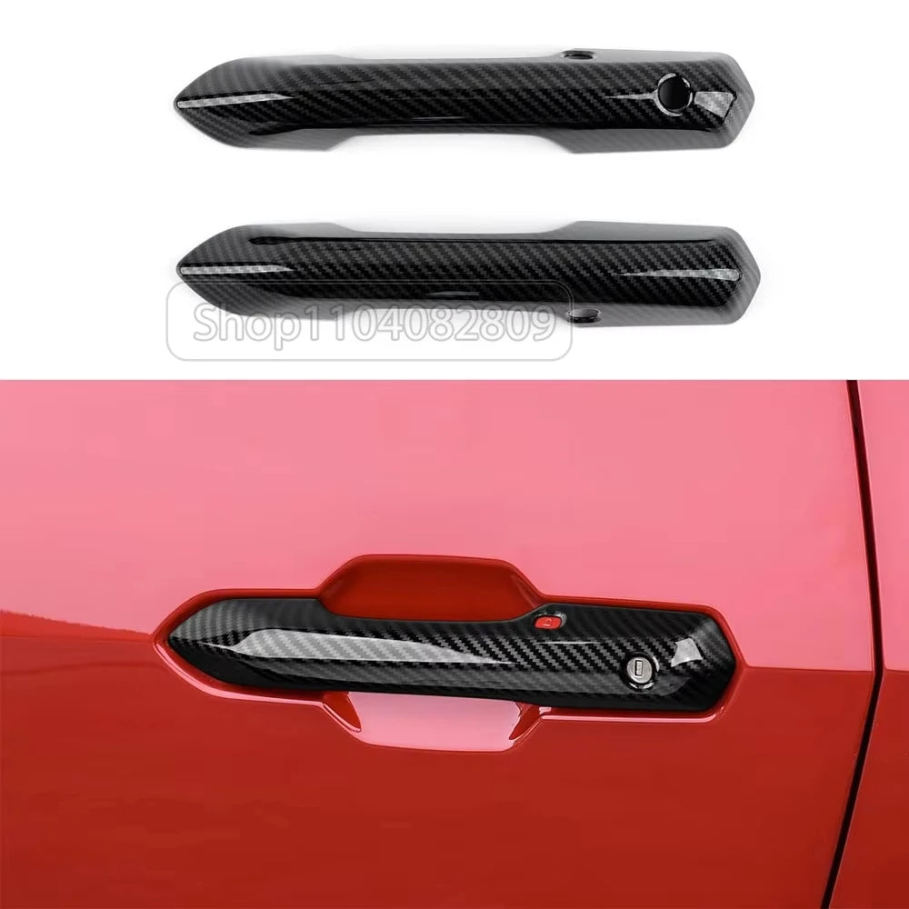 ABS Carbon Fiber Interior Accessories Kit Trim Cover For Ford Mustang AT MT 2024 2025 Center Conlose Gear Shift Panle Decoration