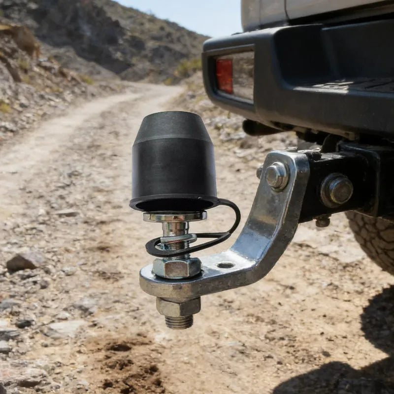 Universal Black Trailer Hitch Ball Tow Bar Cover Protection Cap for Caravan Truck Car Trailer Towball Protective Cover
