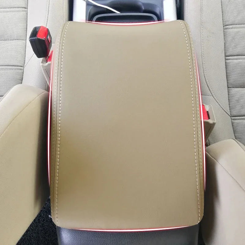 Para Honda CRV 2018 Accesorios CR-V 2017 2019 2020 2021 Cubierta de la caja del reposabrazos de la consola central del automóvil Cubierta protectora de cuero