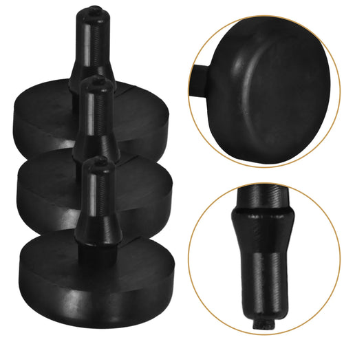 10pcs Black Brake Pedal Rubber Particles Switch Stopper Clutch Pad Car Supply Durable Easy Installation Safe Driving