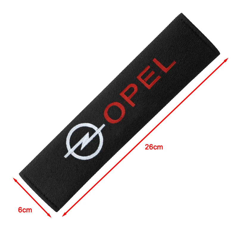Car Interior Accessories Auto Seat Belt Cover Shoulder Pads For Opel Astra j g Insignia Corsa d Vectra c Zafira a Auto Gadgets